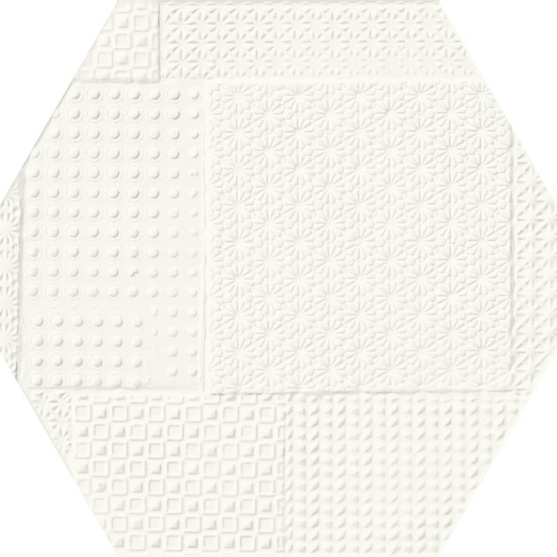 8x7" Sixty Talco Timbro Hexagon Porcelain Tile