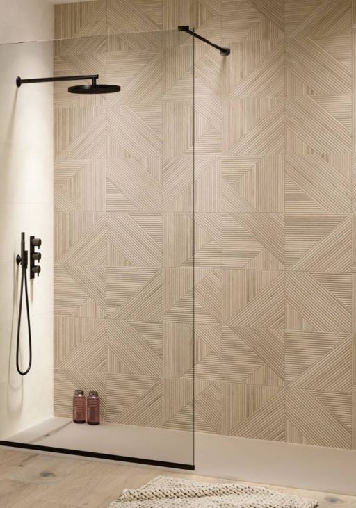 12.64x40" Tangram Camel Ceramic Wall Tile